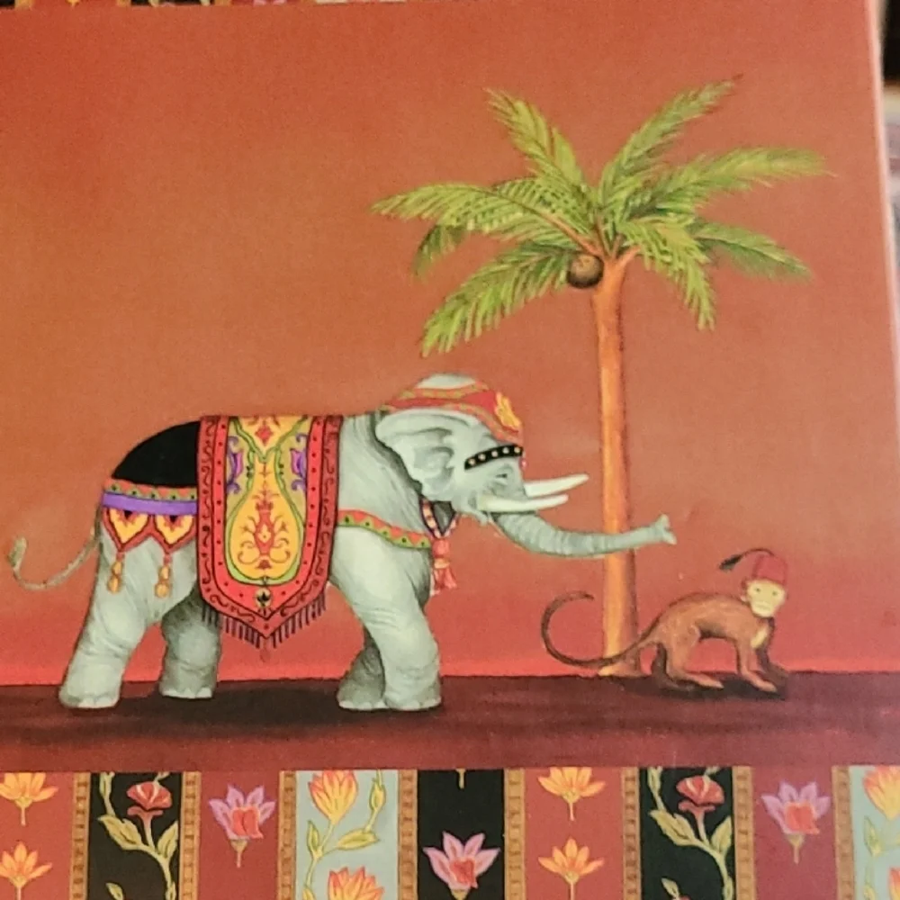 Elephant & Monkey Photo Album in Vibrant Colors - Picture 7 of 7